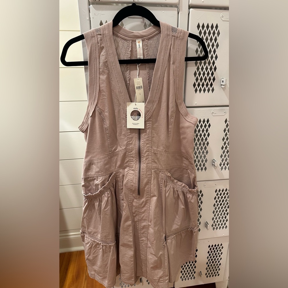 Daily Practice Mauve Sleeveless dress